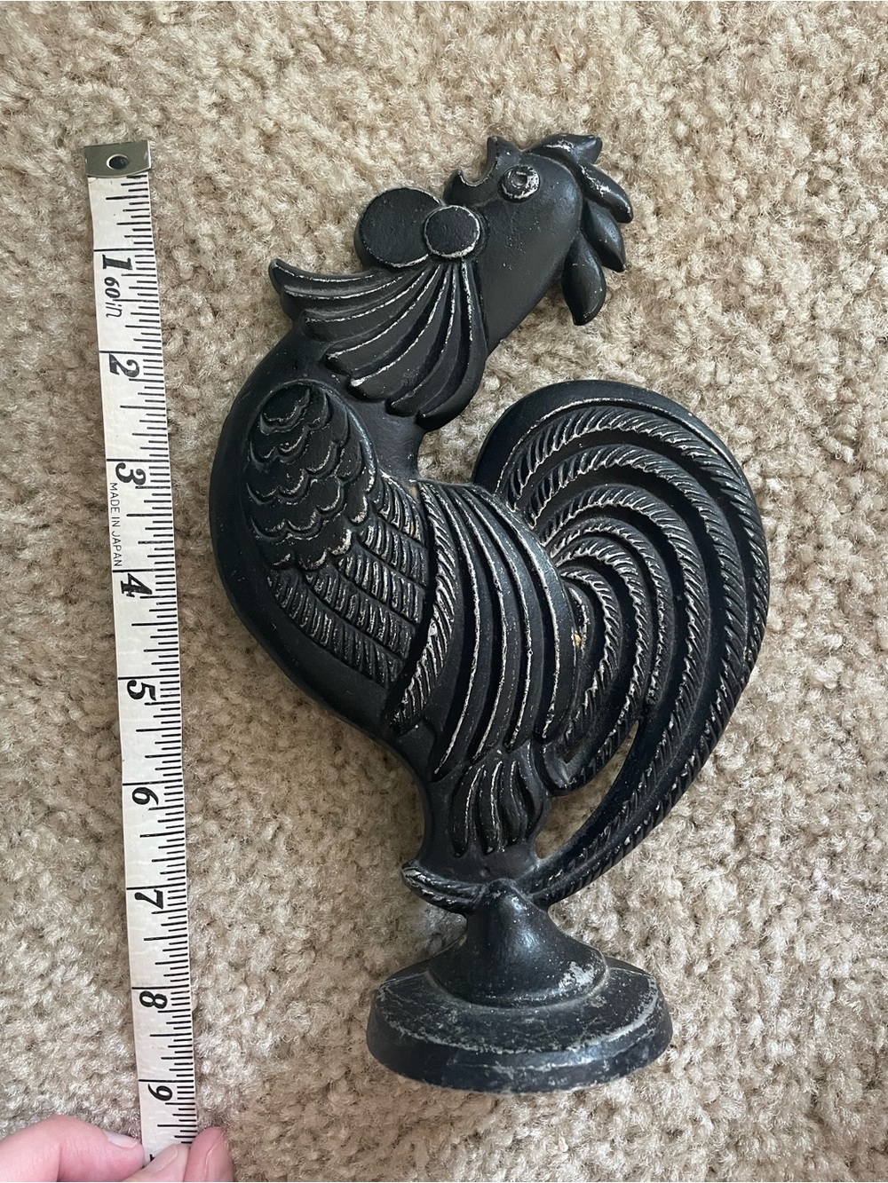 Decorative Metal Rooster - Picture 3 of 3